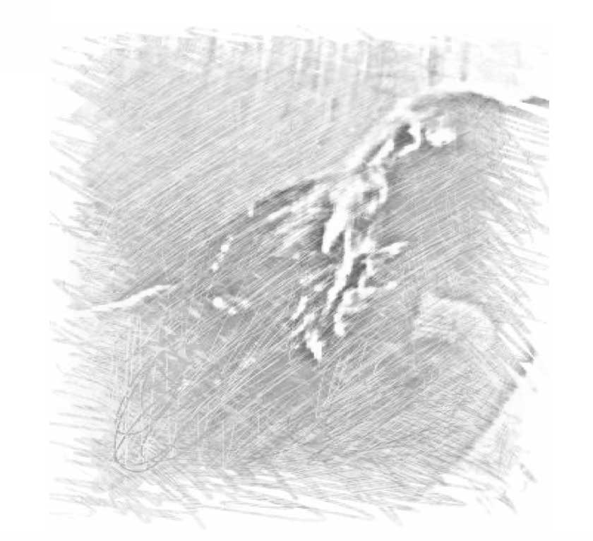 Vincent and Catherine in a cuddle - drawing by Paula