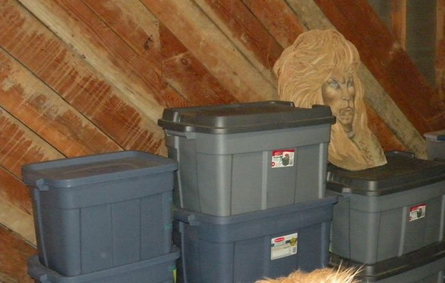 costumes in tubs