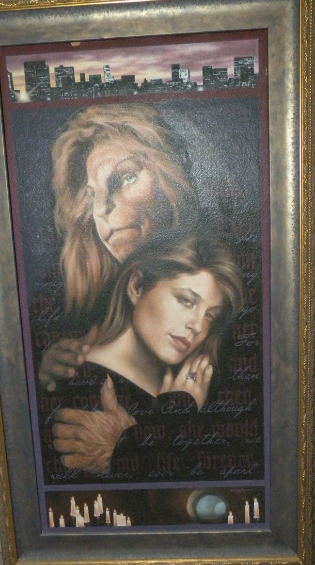 framed batb art