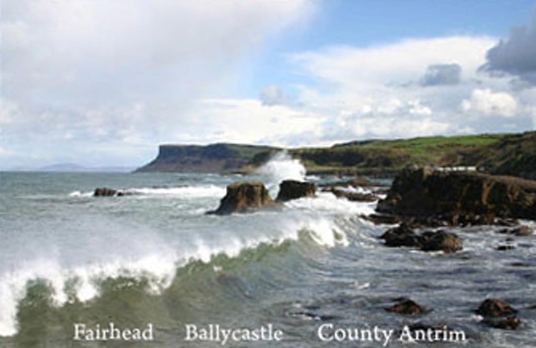 Fairhead Ballycastle Country Antrim - a photo of the coastline